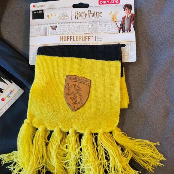 Harry Potter Hogwarts Robe Wand Scarf Headband Kids Costume Set - Picture 6 of 6